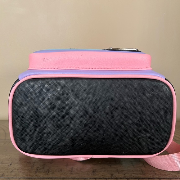 Loungefly Disney Mickey Mouse Pastel Rainbow Mini Backpack And Wallet - Picture 8 of 12